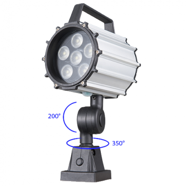 Aluminium Gehäuse, Abdeckung gehärtetes Glas Leistungsaufnahme: 7 W Montage mit Schrauben Lichtstrom: 830 Im/w Betriebsspannung: AC/DC12V Einstellbarer Montagewinkel Farbwiedergabe: CRI>80 Strahlwinke